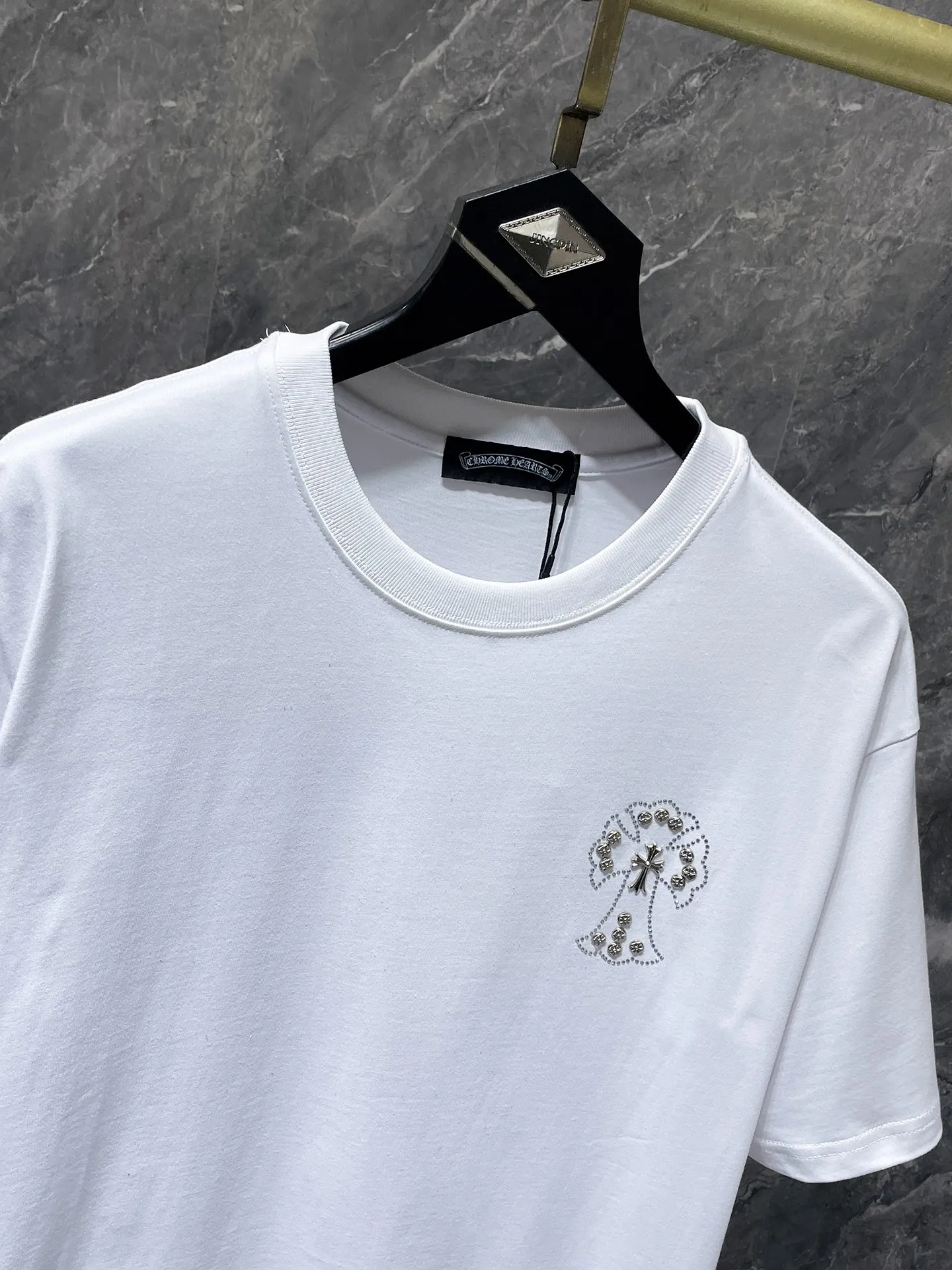 8906# Chrome Hearts 26ss g g ➕ 1 1 ：Black White Sizes：S、M、L、XL